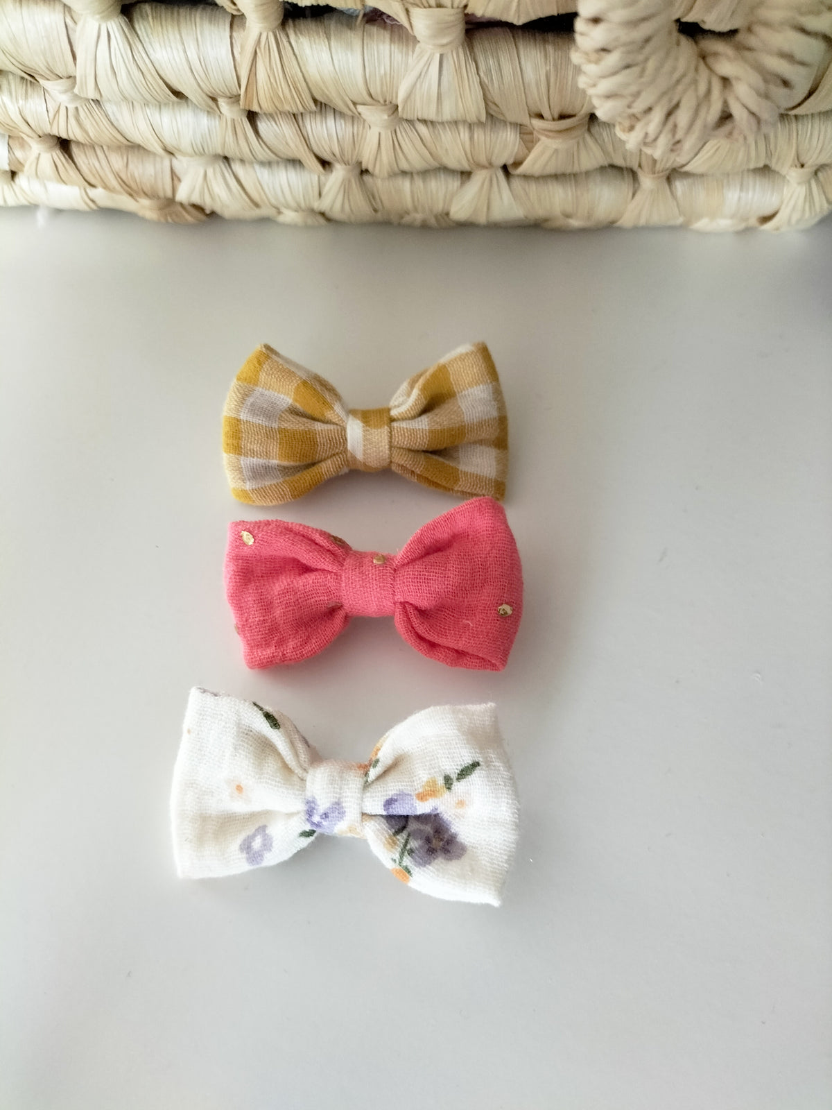 Lot de 3 barrettes en stock