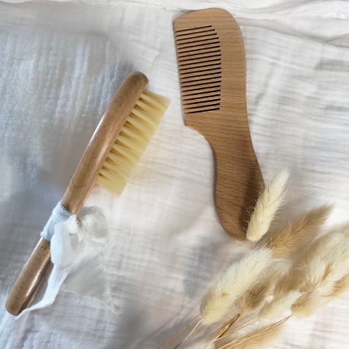 kit Brosse et Peigne bois