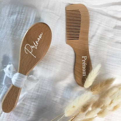 kit Brosse et Peigne bois