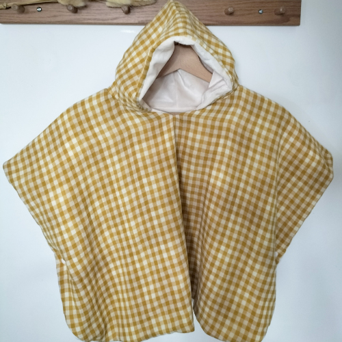 poncho vichy en stock
