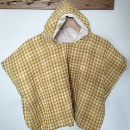 poncho vichy en stock