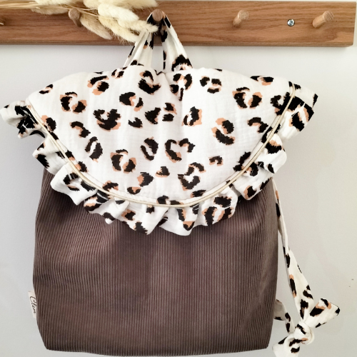 sac cartable rabat froufrou