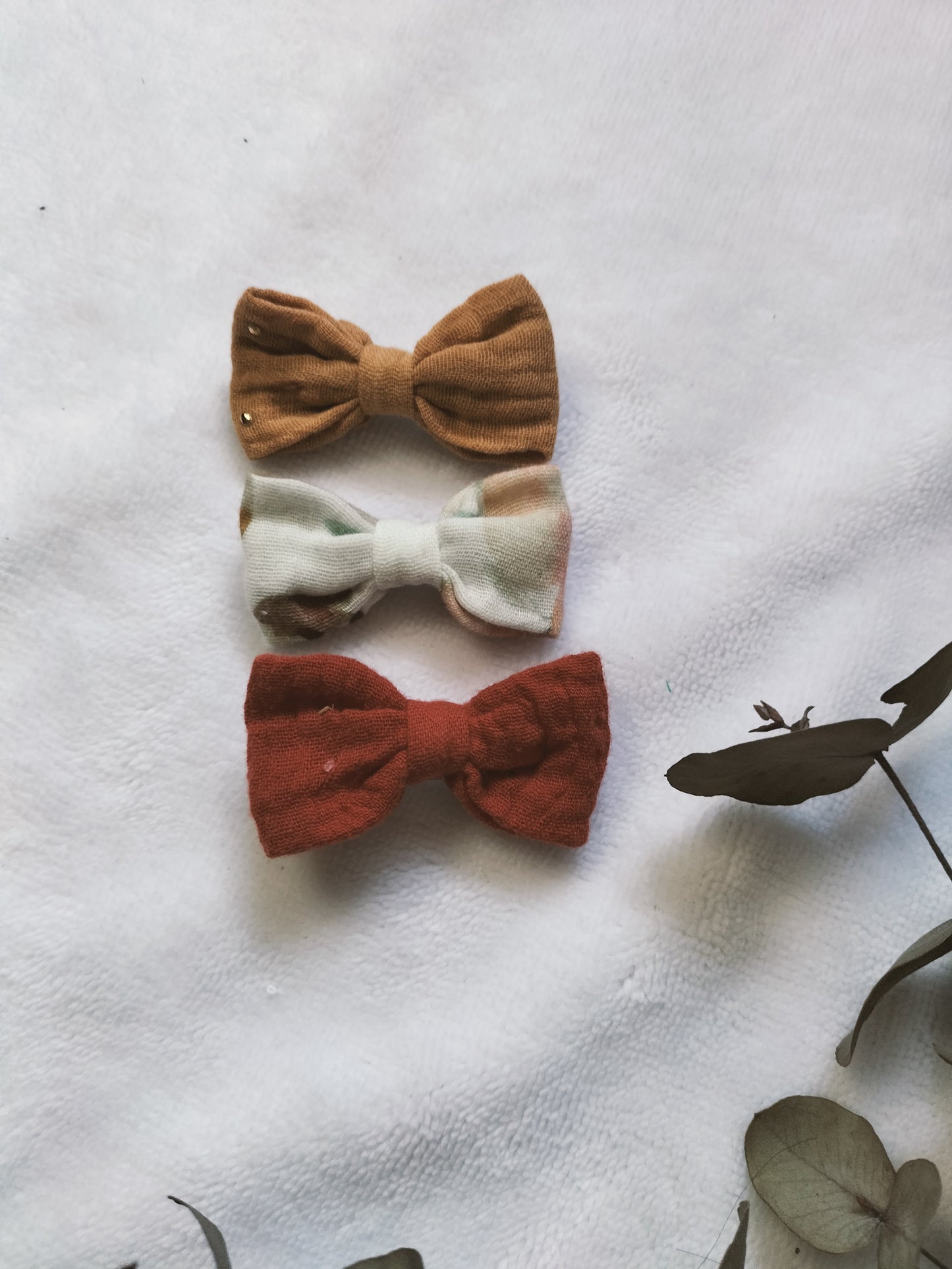 Lot de 3 barrettes en stock