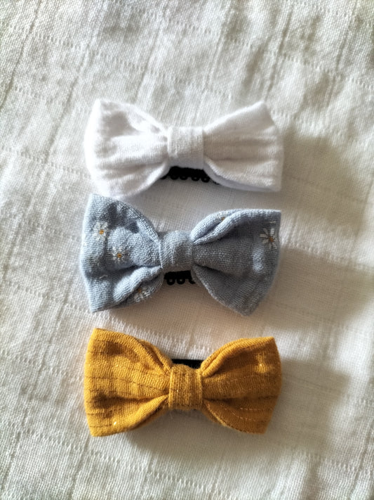 Lot de 3 barrettes en stock