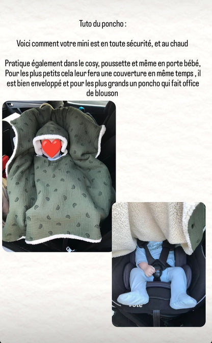 Poncho de sortie